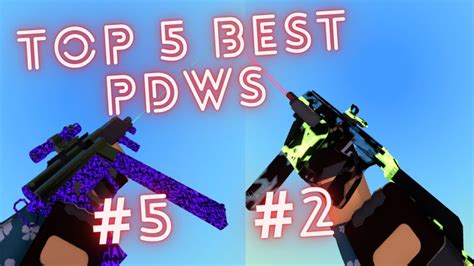 Top 5 Best Pdws In Phantom Forces Youtube