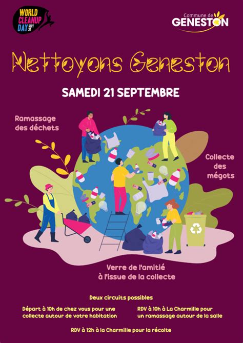 Ecole Primaire Publique Marcel Pagnol GENESTON Nettoyons Geneston