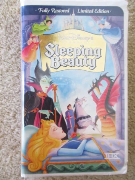 Rare Walt Disney Masterpiece Sleeping Beauty 1997 Vhs Limited Edition