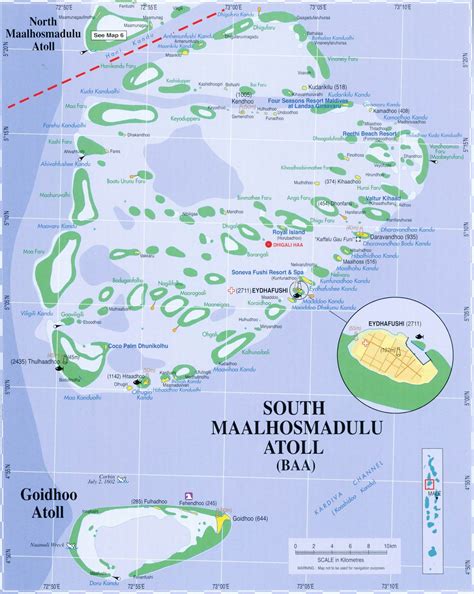 Baa atoll Map - goidhoo atol • mappery