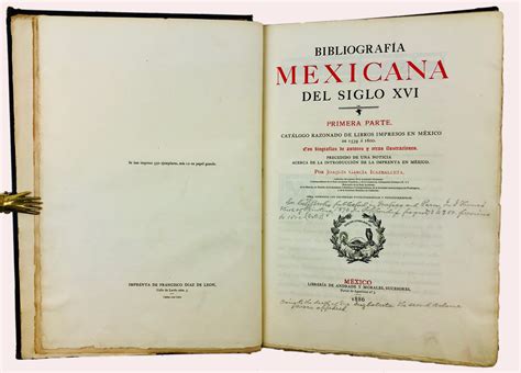 Parution Bibliograf A Mexicana Del Siglo Xvi Primera Parte