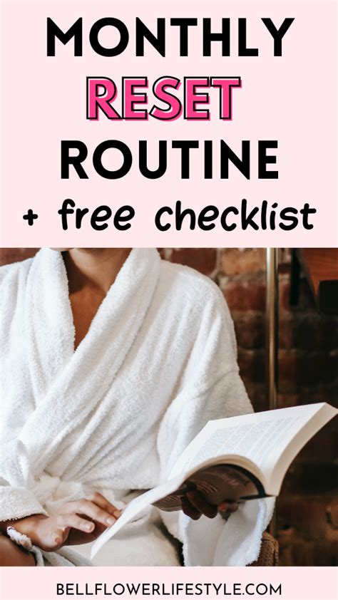 Powerful Monthly Reset Routine Checklist You Need To Reset Your Life