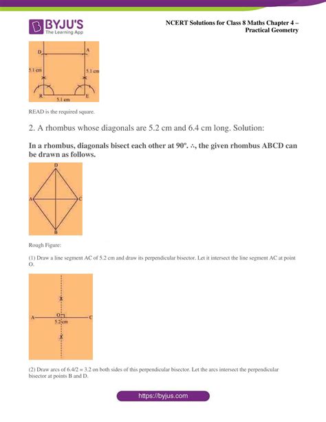 Ncert Solutions For Class Maths Chapter Practical Geometry Exercise