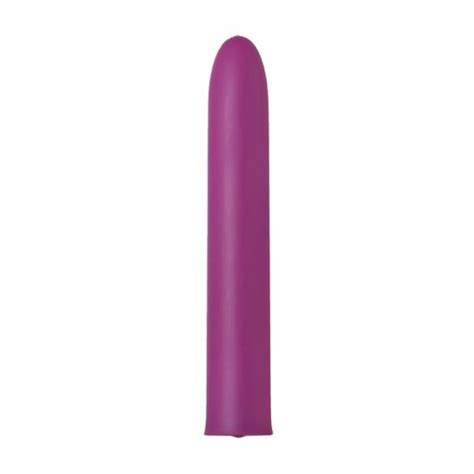 Eves Satin Slim Rechargeable Vibrator Purple Sex Toys At Adult Empire