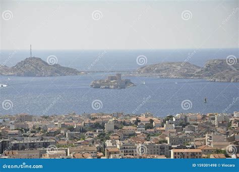 Aerial Panorama Con Isole Dell Arcipelago Di Frioul Nella Baia Di