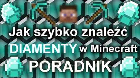 Jak szybko znależć diamenty w Minecraft Poradnik YouTube