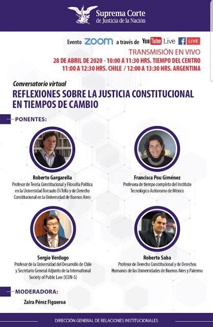 Seminario De Teoría Constitucional Y Filosofía Política Mañana Martes