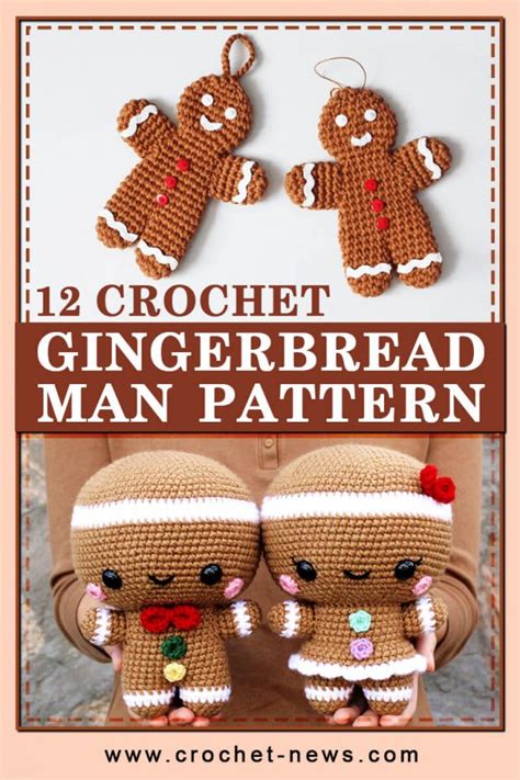 12 Crochet Gingerbread Man Patterns Crochet News