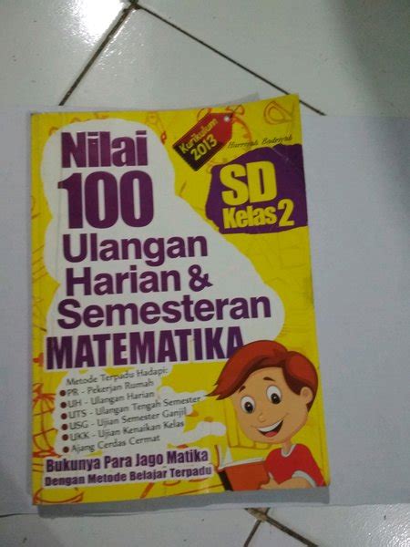 Jual Original Nilai Ulangan Harian Dan Semesteran Matematika Sd