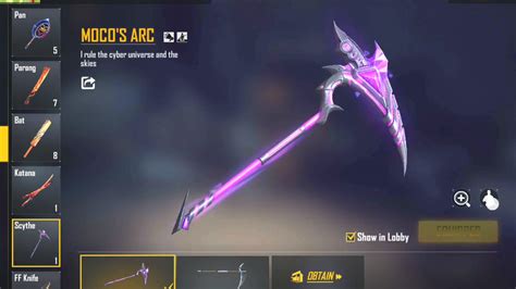 Jangan Lewatkan Skin Mocos Arc Scythe FF Di Event Spin Ini SPIN