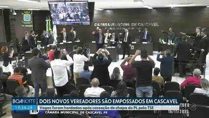 Vereadores Tomam Posse Na C Mara De Cascavel Ap S Cassa O De Chapa Do