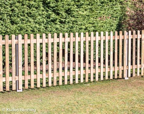 Round Top Picket Fence Concrete Post Kudos Fencing Ltd