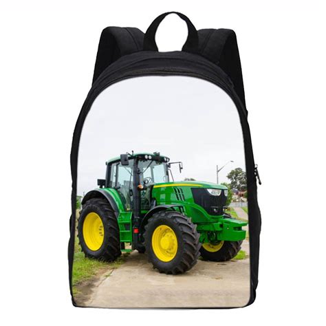 backpack green tractor john deere etsy
