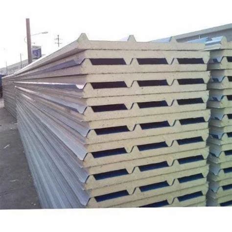 Gi Jsw Color Coated Mm Puf Sandwich Panel For Roofing Mm At