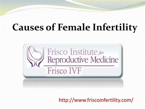 Ppt Causes Of Female Infertility Powerpoint Presentation Free