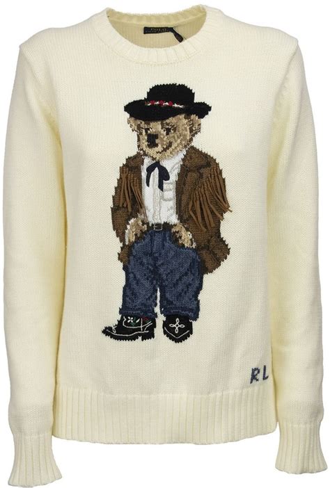 Ralph Lauren Cowboy Polo Bear Jumper Shopstyle Sweaters