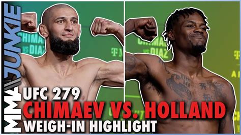 Khamzat Chimaev Vs Kevin Holland Set For UFC 279 Grudge Match Co Main