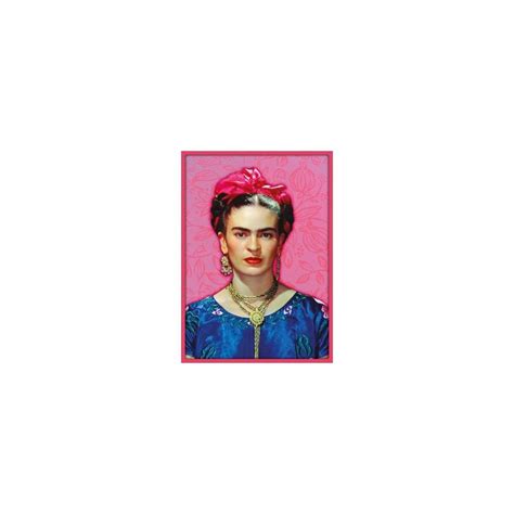 Poster Frida Kahlo Pink Mexican Feminist Painter Casa Frida