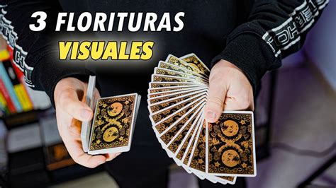 Aprende 3 INCREÍBLES Florituras con Cartas Trucos de Magia YouTube