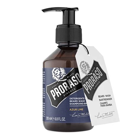 Beard Wash Azur Lime Shampoing Pour Barbe De Proraso Sephora