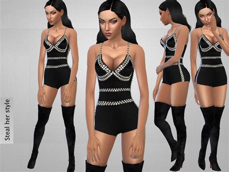 The Sims Resource Selena Bodysuit