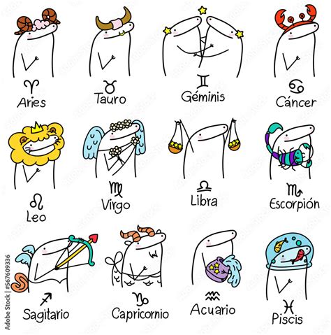 An Image Of Zodiac Signs In Spanish