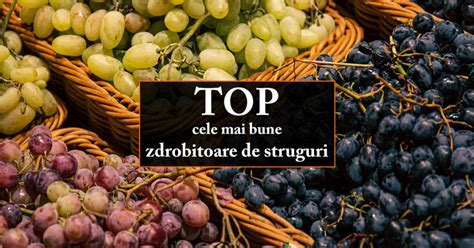 TOP 7 cele mai bune zdrobitoare de struguri în 2024