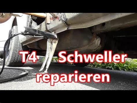 VW T4 Transporter Schweller Reparieren YouTube