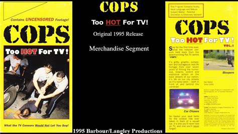 Cops Too Hot For Tv Merchandise Segment 95 Vhs Youtube