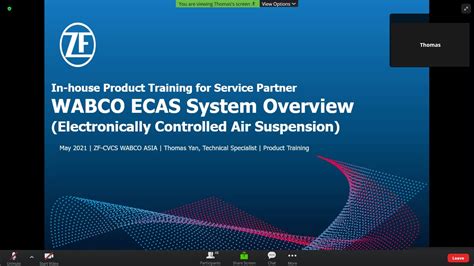 WABCO ECAS System Overview Electronically Controlled Air Suspension