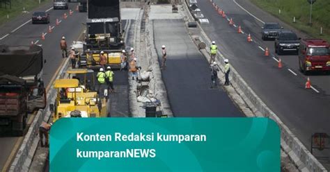 Foto Penambahan Lajur Di Tol Cipali Untuk Antisipasi Kepadatan Saat