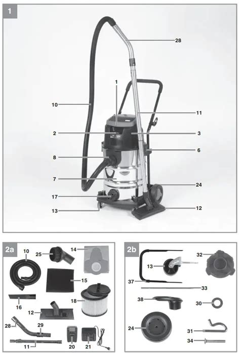 Einhel TE VC 36 30 Li S Solo Cordless Wet And Dry Vacuum Cleaner