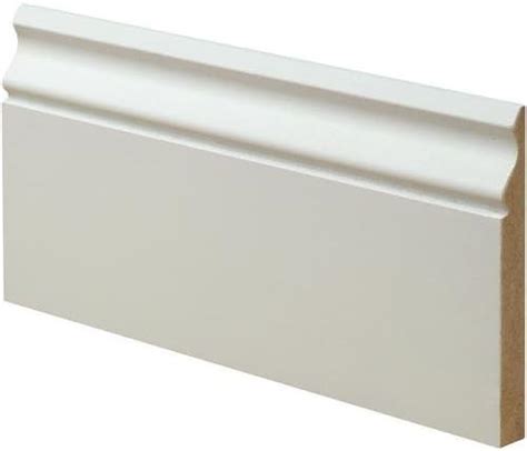 Ogee MDF White Primed Skirting Boards In Various Pack Sizes 170mm X 2