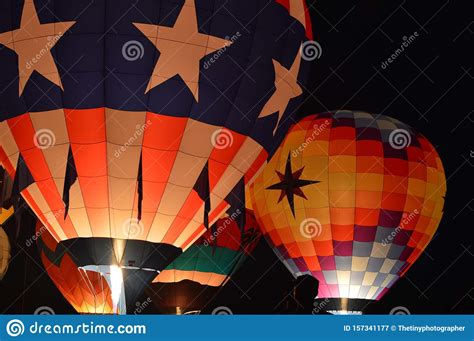 Fired Up A Light Hot Air Balloon Boise Idaho 2019 Editorial Photography Image Of Field