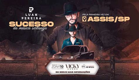 Ingressos Para O Show De Luan Pereira Em Assis Ache Festas