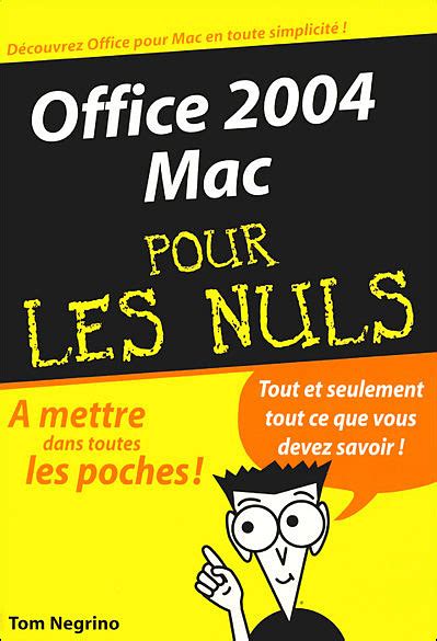 Poche Pour Les Nuls Office Mac Pour Les Nuls En Poche Tom