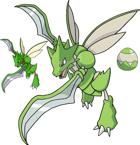 123 Scyther Art V2 By Tails19950 On Deviantart