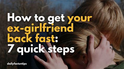 The Fastest Way To Get Your Ex Back Youtube