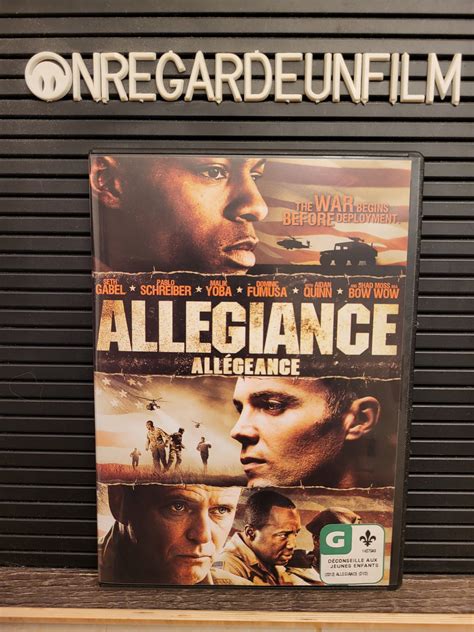 All Geance Allegiance Recalled Boutique Cin Dvd