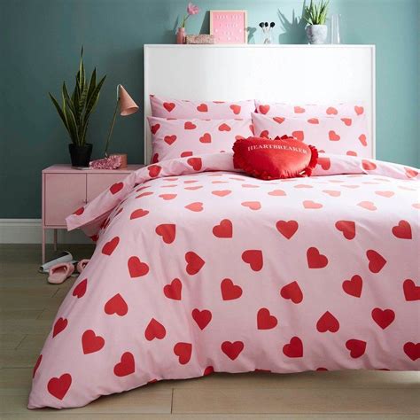 Girls Heart Bedding Stoneagedubai