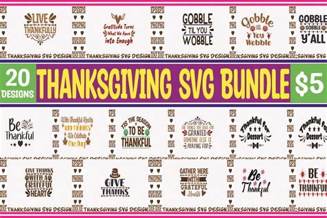 Thanksgiving Svg Bundle Bundle · Creative Fabrica