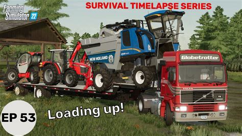 SELLING UP THE FARM Survival TIME LAPSE Series EP53 FS22 The