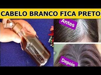 Cabelo Branco Fica Preto Para Sempre E Sem Qu Mica Basta Fazer Desta