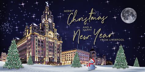 Liverpool Waterfront Christmas Card Pack Liverpool Gifts