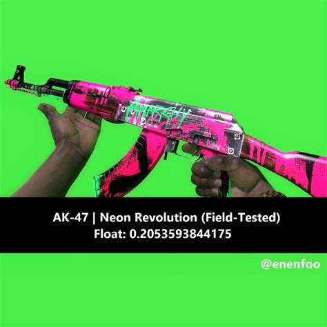 Ak 47 Neon Revolution Ft Field Tested Csgo Skins Knife Pinkskin Ak47