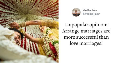 Woman Says Arranged Marriages Are More Successful Than Love