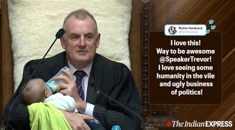 New Zealand’s Speaker wins hearts online after babysitting for another MP in Parliament ...