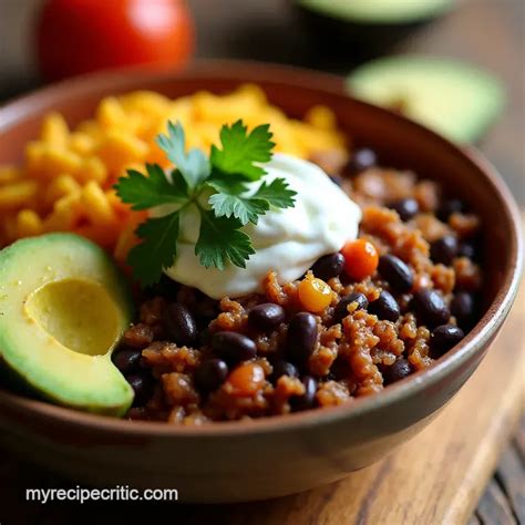 beef mince black bean burrito bowls weeknight  recipe critic