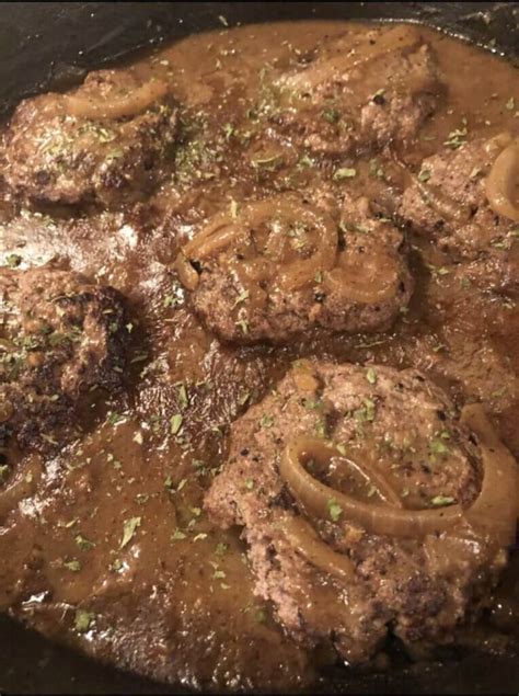 Hamburger Steak With Onions And Gravy Life With Jeviko