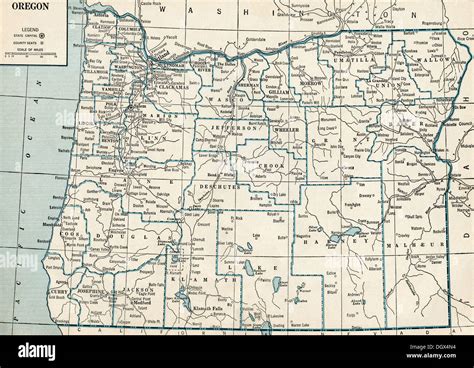 Detailed Political Map Of Oregon Ezilon Maps 51 Off